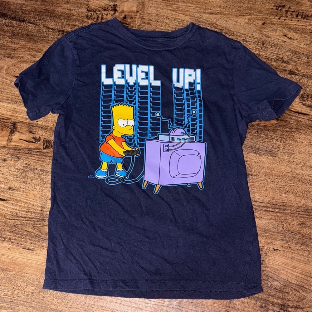 Old Navy Kids 'Level Up' Tee - Navy